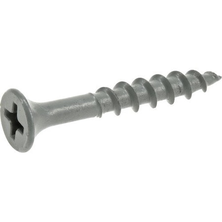 Hillman Deck Screw, #8 x 1-1/4 in, Steel, Flat Head, Phillips Drive 42602